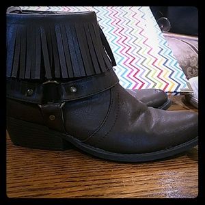 Rampage Brown Booties